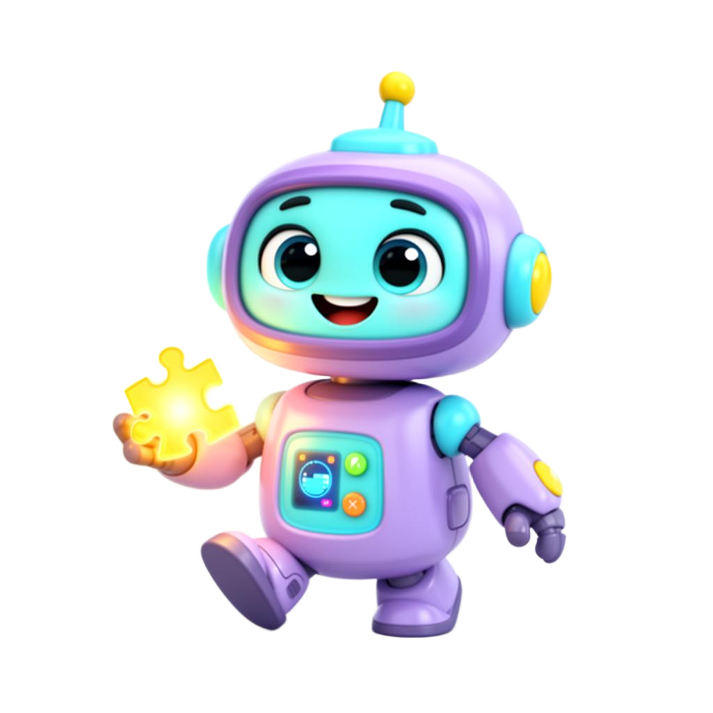 Robô mascote do Missão Algoritmo